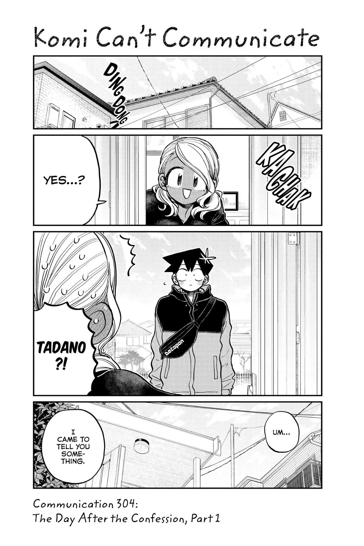 Komi Can’t Communicate, Chapter 304 image 1